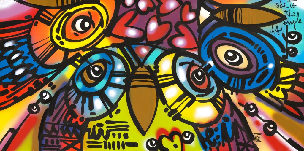 Miami Artist David Lebo Le Batard Surrenders His Artwork To The Sum   Lebo Owl 1024x509 